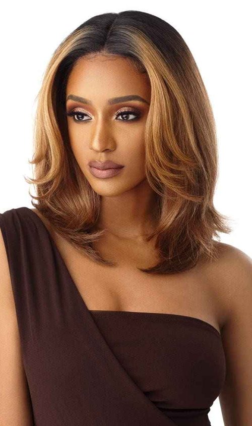 Outre Neesha Soft & Natural Synthetic Swiss Lace Front Wig NEESHA 201 (DRFF2/BTSC)