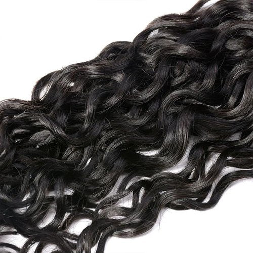 Water Wave Bundles Human Hair Wet And Wavy Human Hair Bundles 24 26 28 Inch Soft And Healthy Unprocessed Brazilian Remy Hair Extensions For Women 3Pcs/Set Deals