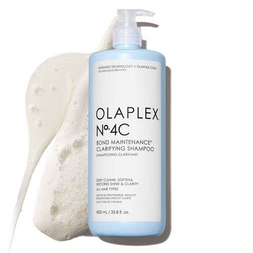 Olaplex Nº.4C Bond Maintenance Clarifying Shampoo, Deep Cleans, Softens, Restores Shine, & Clarity, For All Hair Types Experiencing Product Buildup or Excess Oil, 1 Liter
