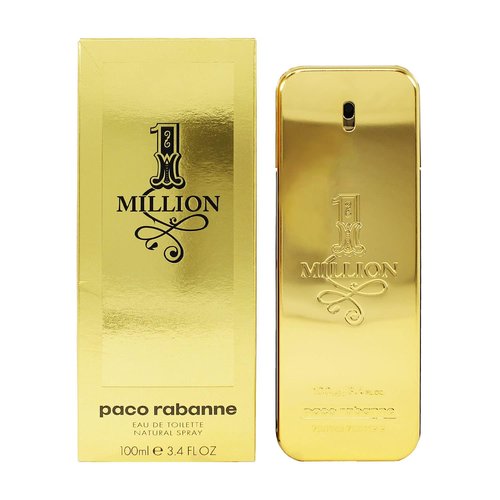 Paco Rabanne 1 Million Eau De Toilette Spray 3.4 oz Men