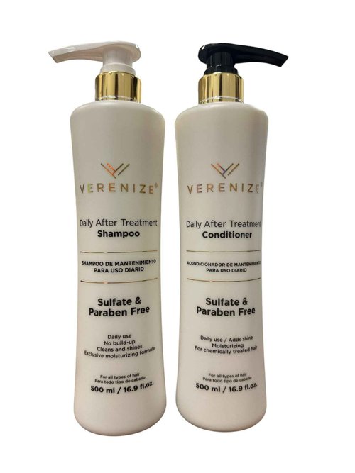 Verenize Sulfate free Shampoo and Conditioner (Set), 1.06 Pound (Pack of 2), White