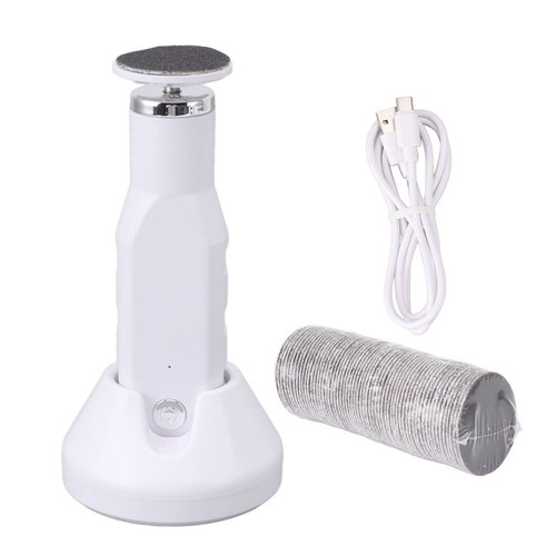 Electric Foot File, Electric Callus Remover Removable Washable Adjustable USB Interface Electric Foot Callus Remover