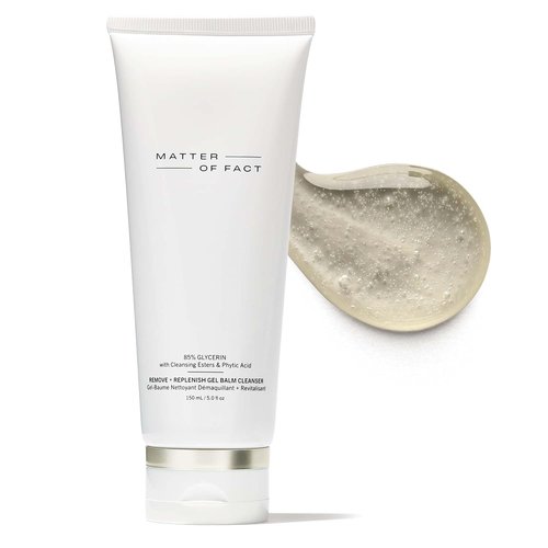 MATTER OF FACT Remove + Replenish Gel Balm Cleanser, Ultra-Gentle, Purifying Makeup Remover with Skin Barrier Support, 150mL / 5.0 Fl Oz