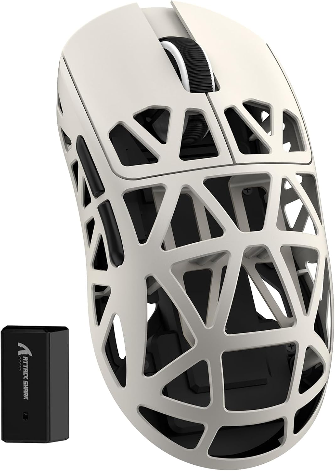 ZIYOU LANG x Attack Shark R2 Superlight Wireless Gaming Mouse,Magnesium Alloy, PixArt PAW3950 Sensor,Adjustable 42K DPI,8K Hz Polling Rate,5 Programmable Button,Long Battery Life,PC/Mac/Xbox/PS-Grey