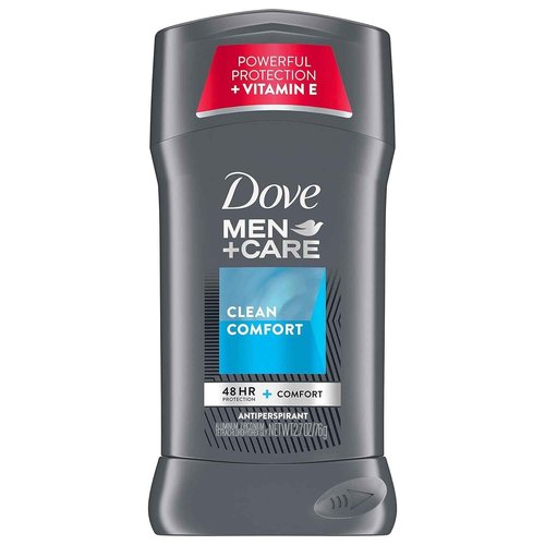 Dove Men+Care Antiperspirant Deodorant Stick Clean Comfort 2.7 oz (Pack of 12)
