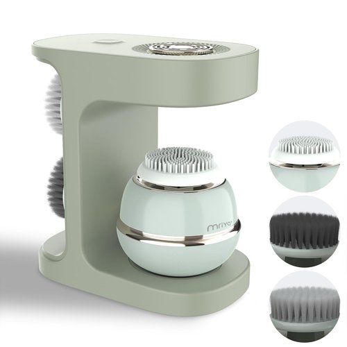 Facial Cleansing Brush Silicone Face Scrubber, Exfoliating Brush, Facial Massage Brush - for Gentle Exfoliation, Massage, Blackhead Removal and Makeup Removal