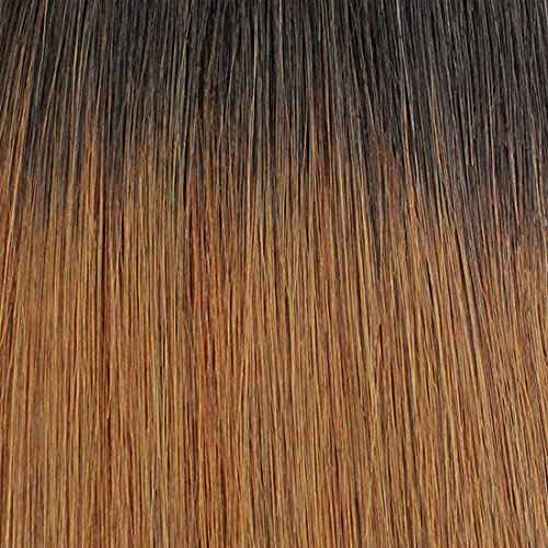 Bobbi Boss Synthetic Hair Wig - MLF680 HADLEE, Zig Zag Full Lace Wig, High Heat Safe (TT1B/30)