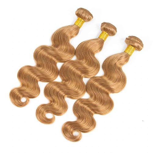 18 20 22 Inch Honey Blonde Bundles Body Human Hair Color 27 Blonde Human Hair Body Wave Bundles Real Unprocessed Wet And Wavy Weave Bundle