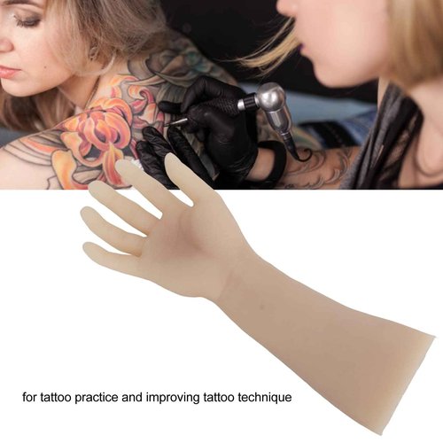 Practice Arm with Soft Silicone, Simulation Training Arm for Training and Display Shop (Right Hand)