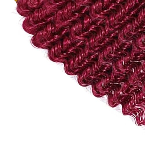 Dark Burgundy Bundles Human Hair 99J Deep Wave 3 Bundles 22 22 22 inch Vinmdonm 8A Brazilian Virgin Hair Extensions Red Bundle