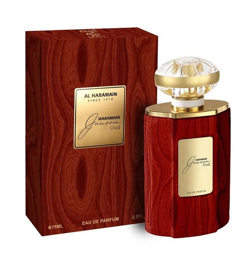 Al Haramain Junoon Oud for Unisex Arabian Perfume for Women & Men - Long Lasting Floral Woody Musk Fragrance with Grapefruit, Musk, Jasmine,Patchouli - Arabic Cologne - Eau de Parfum - 2.5oz EDP Spray