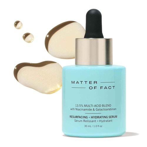 MATTER OF FACT Resurfacing + Hydrating Serum, Multi-Acid Blend for Deep Hydration & Smoother Skin, 30ml