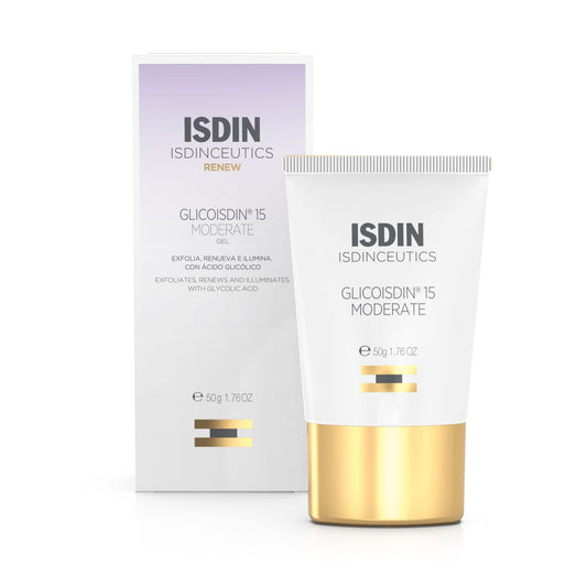 Glicoisdin 15 Moderate - Gel Exfoliant for Face with Glycolic Acid - 1.76 OZ