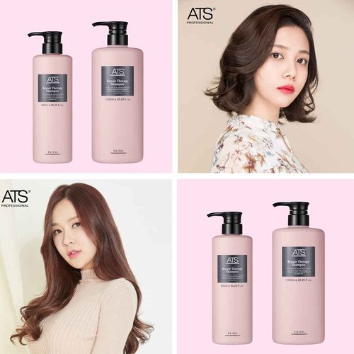 ATS Therapy Repair Shampoo, 1,000 ML, 33.9 fl. oz, with Amino Acids, Repairs and Nourishes