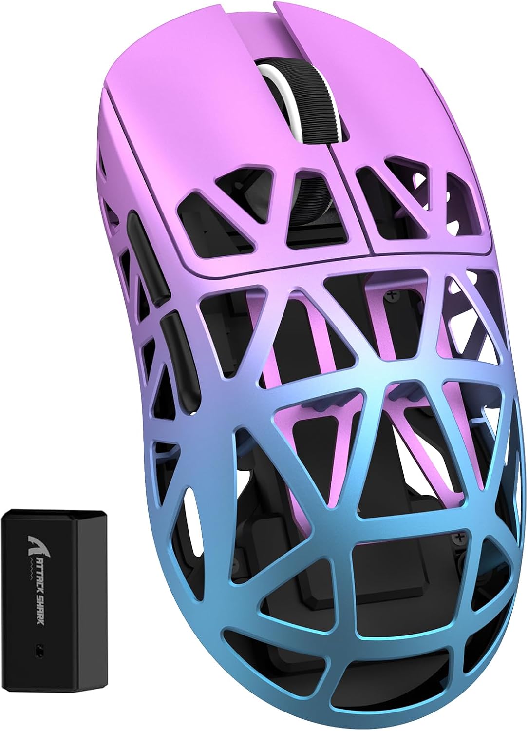 ZIYOU LANG x Attack Shark R2 Superlight Wireless Gaming Mouse,Magnesium Alloy, PixArt PAW3950 Sensor,Adjustable 42K DPI,8K Hz Polling Rate,5 Programmable Button,Long Battery Life,PC/Mac/Xbox/PS-Grey