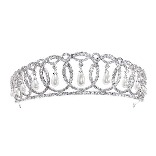 The Grand Duchess Vladimir Tiara, Wedding Bridal Tiara Crown Diadem Women Hair Accessories CH10223