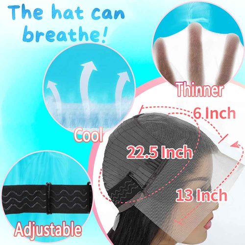 KUKAO 13x6 Lace Front Wigs Human Hair 180 Density Straight HD Lace Front Wigs Human Hair Pre Plucked Glueless Wigs for Women Straight Lace Frontal Wigs Natural Black 22 Inch