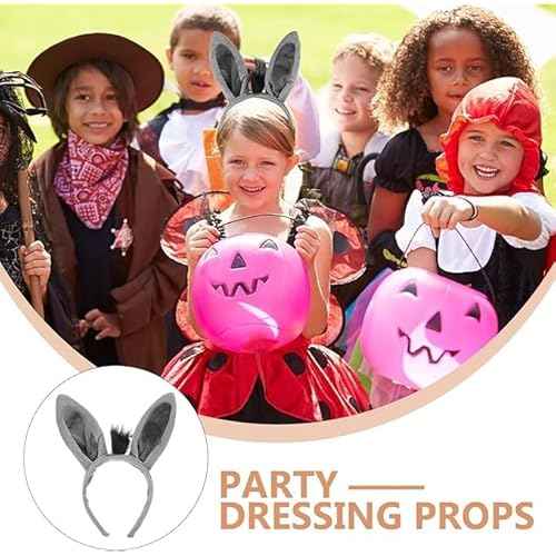 Donkey Ears Headband,Animal Ears Cosplay Headband Donkey Ear Hair Hoop for Adult Holiday Zoo Birthday Animal Party Cosplay