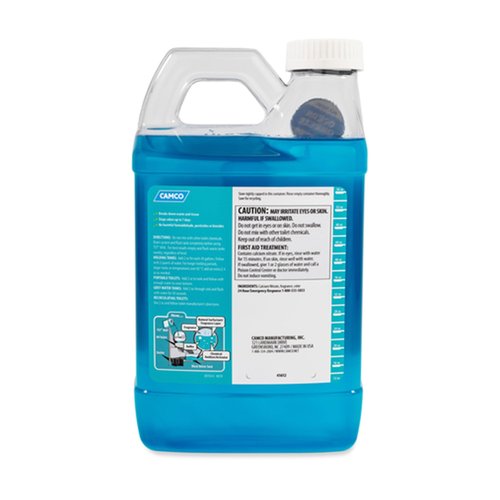 Camco TST MAX RV Toilet Treatment 64 oz. - Control Unwanted RV Sewer Odors & Break Down Waste and RV Toilet Paper - Biodegradable Septic Safe Formula - Ocean Breeze Scent (41612)