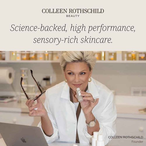 COLLEEN ROTHSCHILD Radiant Cleansing Balm | Deeply Cleanses, Soothes, Removes Makeup & Impurities | Restores Luminosity | Calms & Decongests | Combats Dehydration (3.3 fl oz)