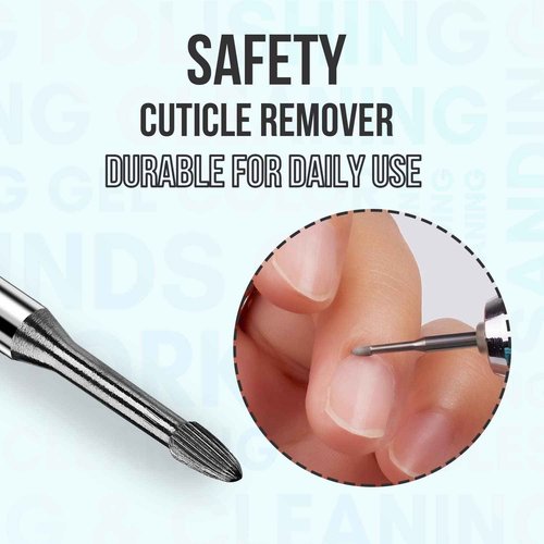 Makartt Nail Drill Handpiece for Up200 Machine Bundle With Safety Nail Drill Bits Cuticle Remover