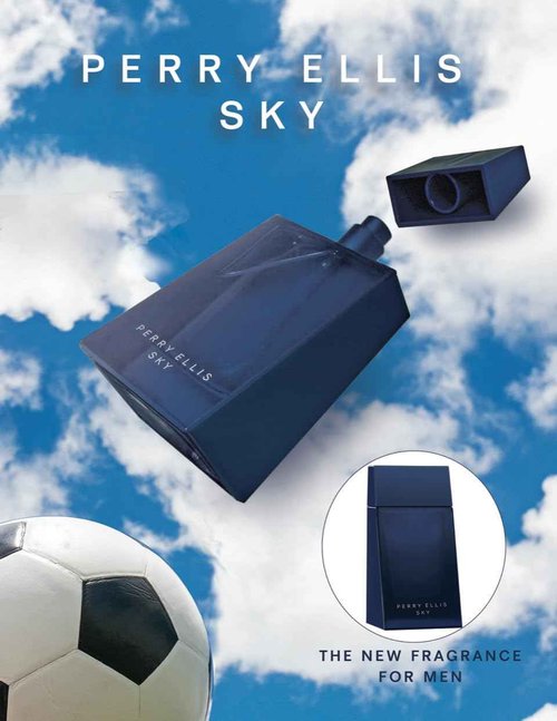 Perry Ellis Sky 4-Piece Men's Gift Set - 3.4 oz eau de toilette, 1.7 oz aftershave, 1.7 oz shower gel, .25 oz EDT mini travel spray