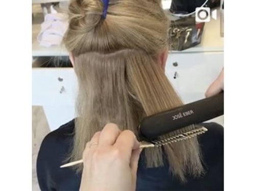 Jose Eber: 100% Pure Ceramic Flat Iron: Black - 1.25" Plates - Heat Temperature Control, Negative Ionic Technology, Professional Hair Straightener