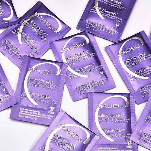 Malibu C Blondes Wellness Remedy - Removes Discoloration from Bleached, Highlighted or Natural Blonde Hair + Restores Vibrance and Shine with Vitamin C Complex