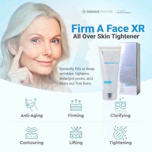 Serious Skincare - Instant FIRM A FACE XR - Temporary Face Tightener - Invisibly Firm, Lift, and Smooth the Look of Fine Lines, Deep Wrinkles and Pores - Anti-Aging Retinol - 3.2 Fl Oz (2Pack)