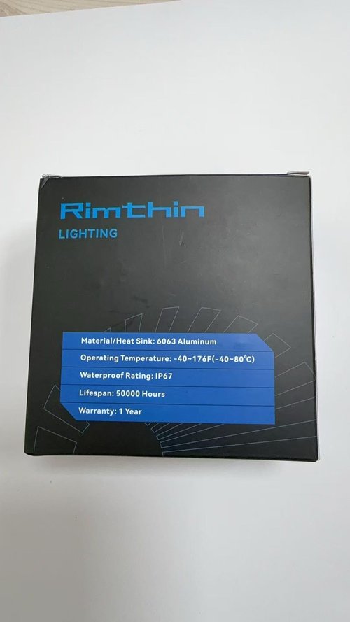 rimthin 9006/HB4 Bulbs, HB4 Fog Lights 6000K Cool White IP67 Waterproof, Pack of 2