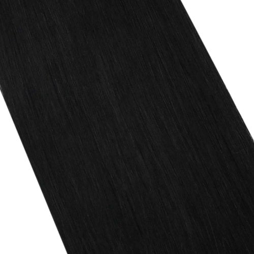 Moresoo Tape in Hair Extensions Human Hair #1 Jet Black Hair Tape in Human Hair Extensions Invisible Glue in Extensions Real Hair Straight 40 Pieces 100g 24 Inch