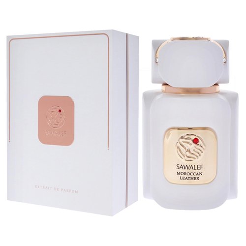 Swiss Arabian Sawalef Moroccan Leather - Indulge in Mesmerizing Body Spray for Women - Unique Blends of Nutmeg, Saffron, Patchouli, and Cardamom - 2.7 oz EDP Spray
