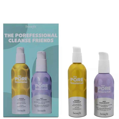 Benefit The Porefessional Cleanse Friends 2-Piece Set, (5.0 Ounce Good Cleanup + 5.0 Ounce Get Unblocked)