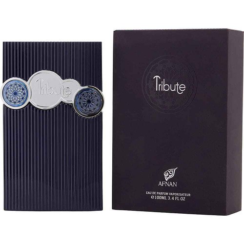 Afnan Tribute Blue Travel Edition Eau De Parfum Spray, 3.4 Fl. Oz