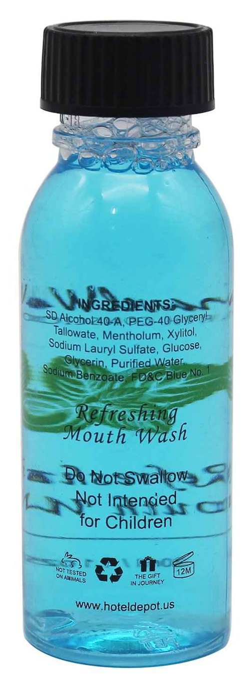 Travel Well Individually Wrapped Mouthwash Bottles - Cruise Essentials & Hotel Mouthwash - Travel Essentials & Toiletry Case Friendly - Long-Lasting Mint & Alcohol-Free - 1 Fl Oz, Pack of 288