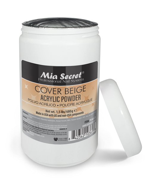 Mia Secret Cover Beige Acrylic Powder - 1.5 lbs