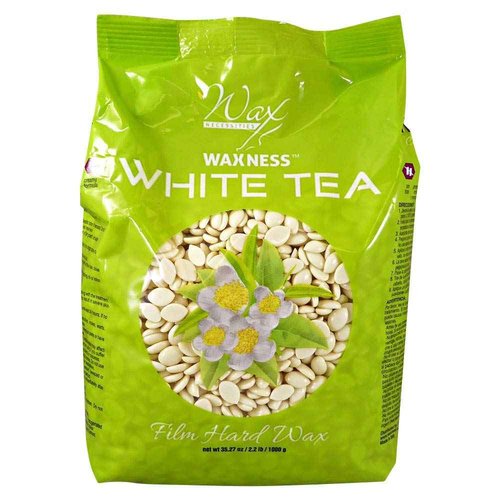 Waxness White Tea Cream Hard Wax 2.2 lb - Pack of 2