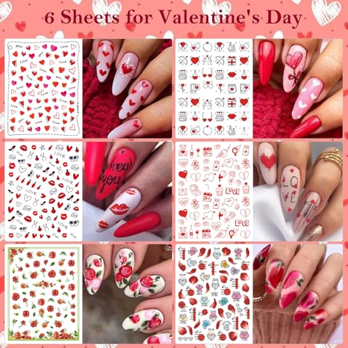 30 Sheets All Holiday Nail Stickers, Thanksgiving Independence Christmas Valentine's HalloweenDay Nail Art Decals Mixed All Season Set, Self-Adhesive Design Year-Round Manicure Decorations Supplies
