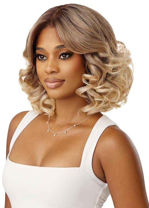 Outre Lace Front Wig - Perfect Hair Line 13X4 - Abigail (DARK VIOLET)