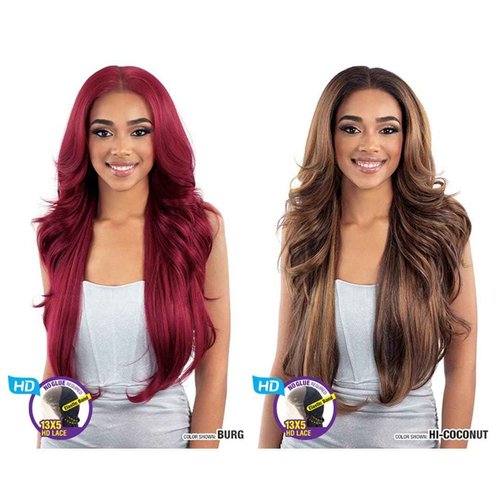 Shake-N-Go Snatched Glueless Lace Synthetic Wig - Odelia (4 MEDIUM BROWN)