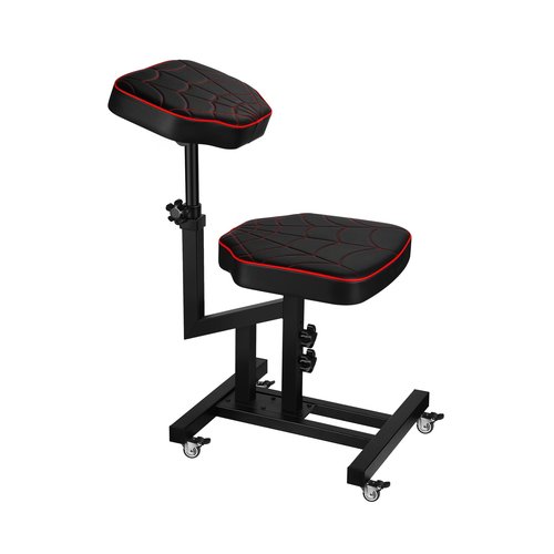 Poarmeey Professional Tattoo Chair with Adjustable Armrest with 360 Degree Silent Universal Casters, Tattoo Arm Rest with Thicken Sponge Pad