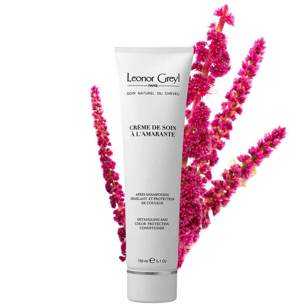 Leonor Greyl Paris - Creme De Soin a L'Amarante - Detangling and Color-Protecting Conditioner - Gluten Free & Vegan, 94% Natural Ingredients - Deep Smoothing Conditioner (5 Oz)