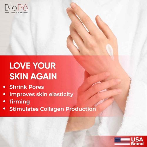 Collagen Firming Cream, Shrinks Pores, Enhances Skin Elasticity, Stimulates Collagen Regeneration – Anti-Aging, Firming & Tightening Day & Night Moisturizer, 50 ml | Made in USA