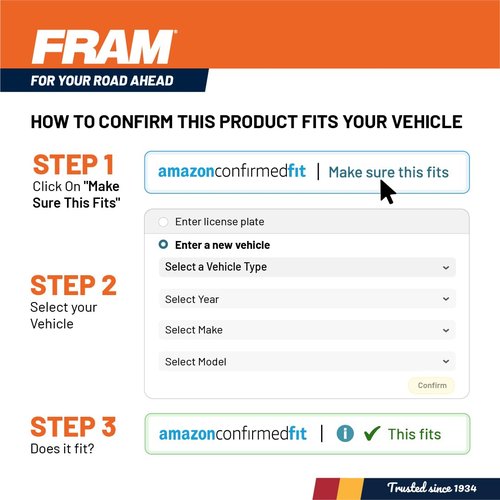 FRAM Fresh Breeze Cabin Air Filter Replacement for Car Passenger Compartment w/Arm and Hammer Baking Soda, Easy Install, CF10285 for Toyota Vehicles , white