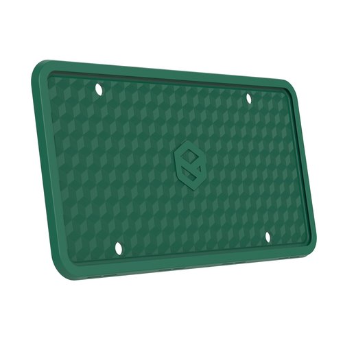 Rightcar Solutions Silicone License Plate Frames | The Original Premium Grade Silicone Car Plate Frame | Rust Proof, Rattle Proof, Weather Proof License Plate Holder (Green)