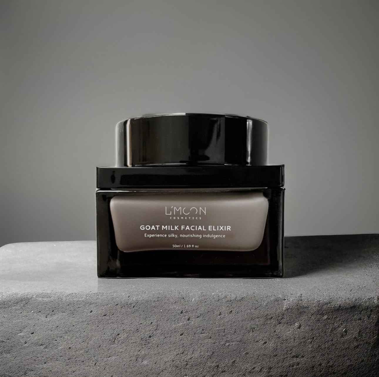 L'Moon Organic Goat Milk Facial Elixir Cream - Rejuvenating Face Cream, Anti-Aging Moisturizing Face Cream, Moisturizerface, Hydrating Facial, Fragrance Free Cream, Power Moisturizer Cream 1.69 fl oz