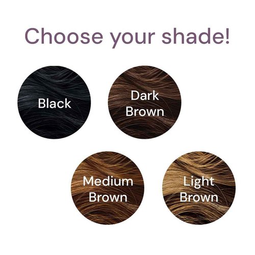 Style Edit Root Concealer Spray and Cover Up Stick for Gray Hair, Medium Brown Color