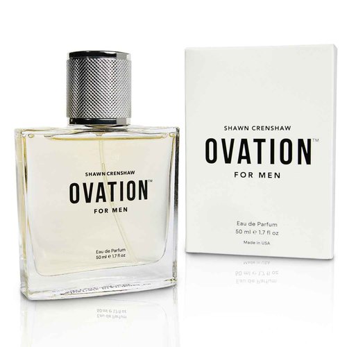 Ovation for Men by Shawn Crenshaw Alluring, Attention Grabbing Signature Fragrance Eau de Parfum 50ml (1.7 fl. oz.)
