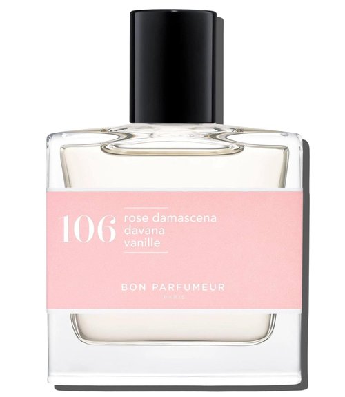 Bon Parfumeur Eau de Pafum 106 with Damascena Rose, Davana and Vanille 30ml Floral Intense