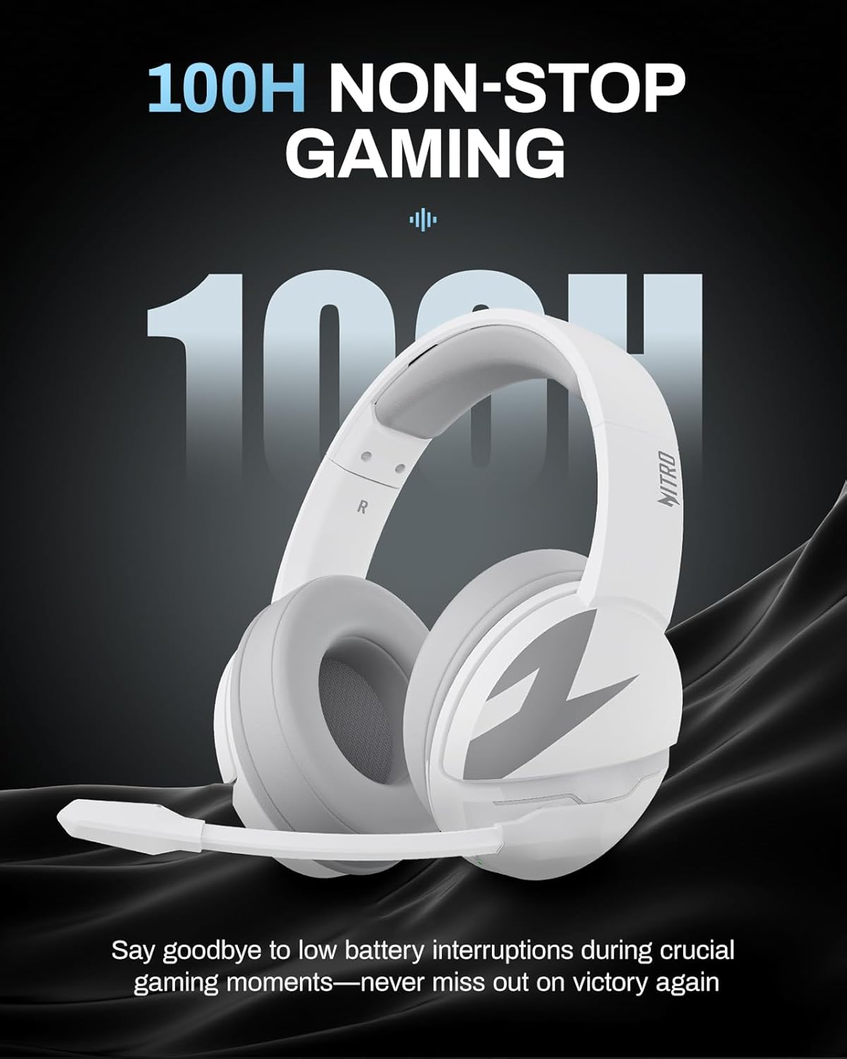 acer Wireless Gaming Headset, PS5 Headset with 2.4GHz for Ps5, Ps4, PC, Switch, Bluetooth 5.3 + 100Hrs Gaming Headphones with Noise Canceling Mic for Laptop, Mobile, Mac, 50mm Drivers (Red)